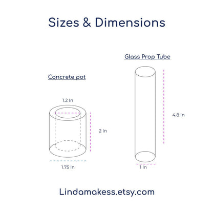 Single Concrete Propagation Test tube