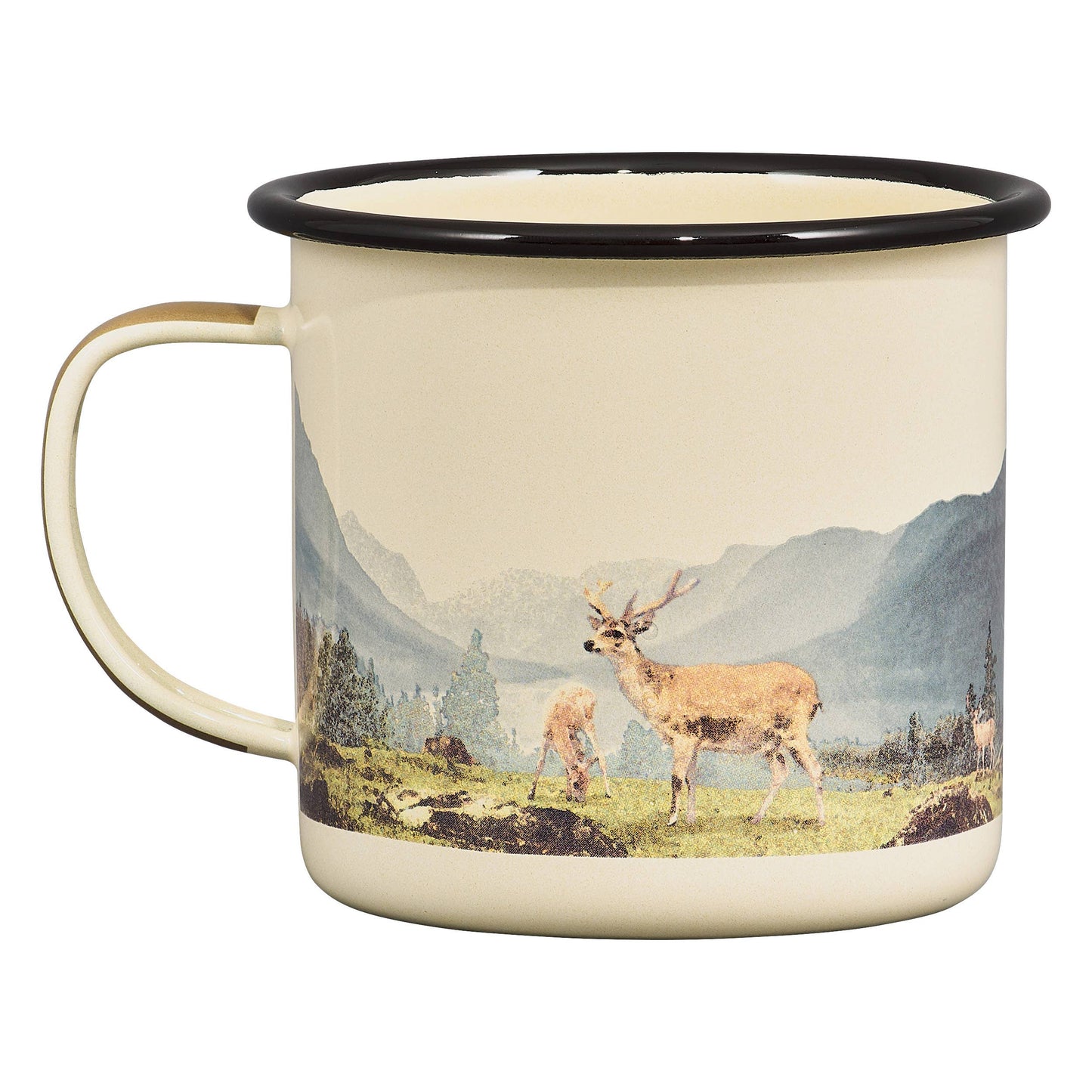 Enamel Mug - Deer, 17oz