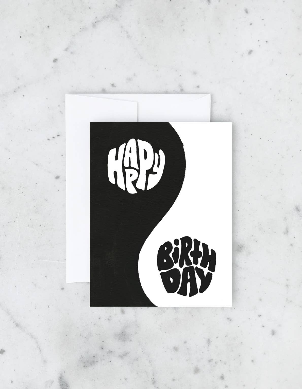 Yin Yang Birthday Card