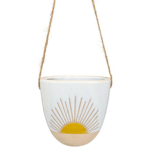 Hanging Planter w/Sun-5"H