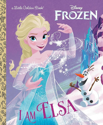 I Am Elsa (Disney Frozen) (Little Golden Book) cover image