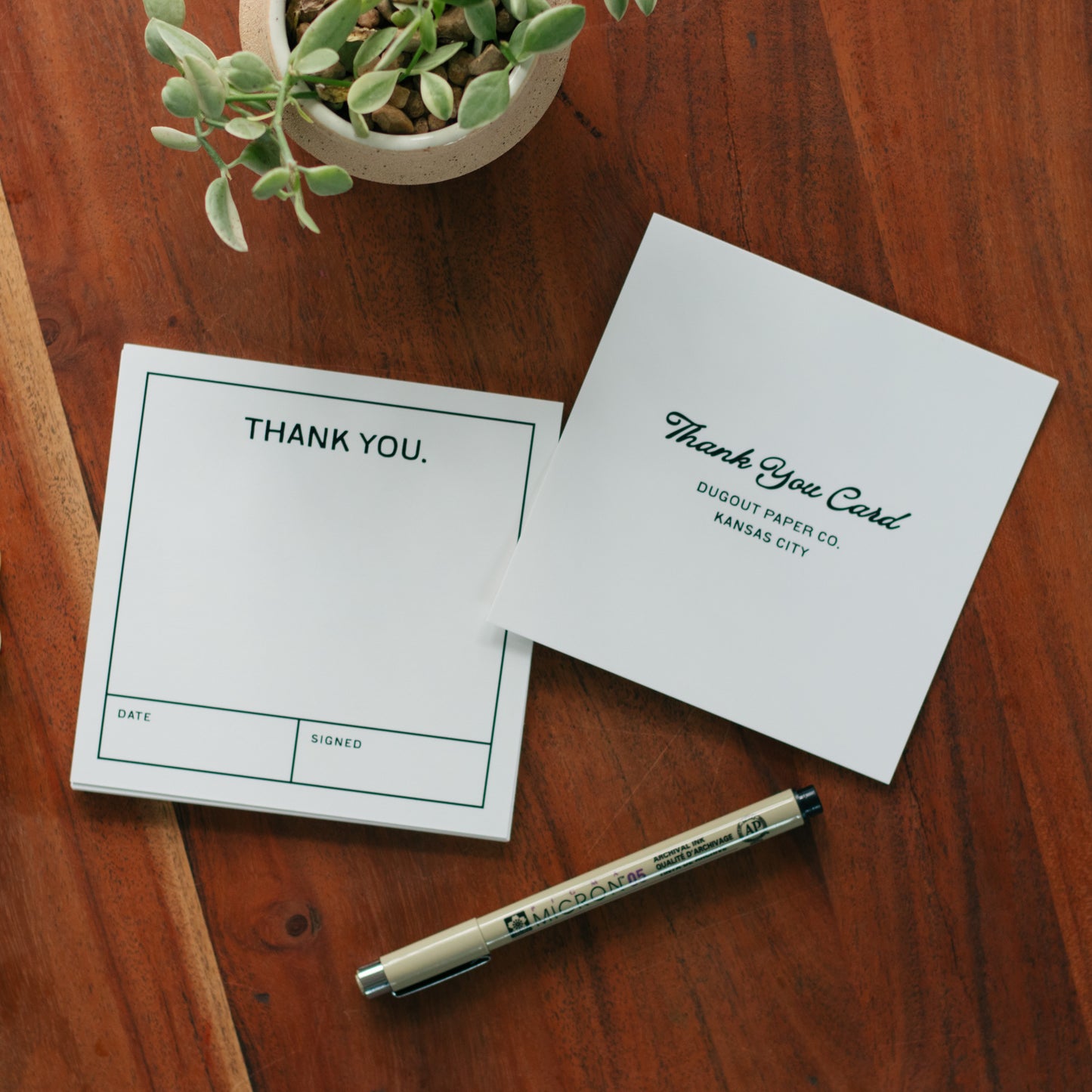 Thank You Note Cards (Pack of 12)