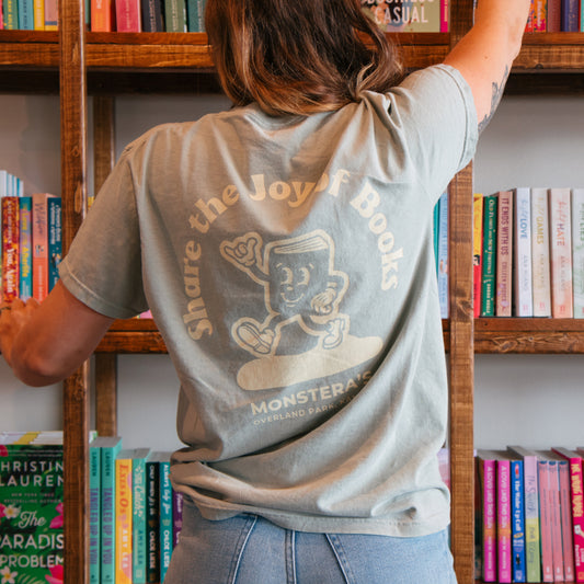 Monstera's Joy of Books T-Shirt