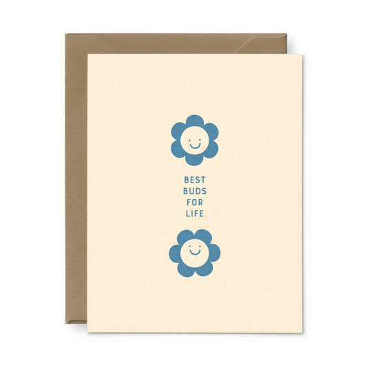 Best Buds Friendship Greeting Card