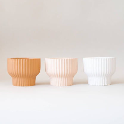 Presley Pedestal Pot | Latte (LIMITED EDITION FALL COLOR)