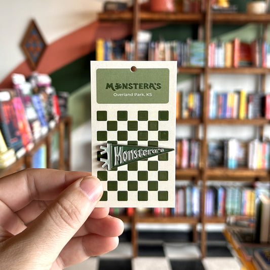 Monstera's Pennant Enamel Pin